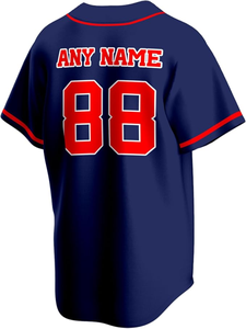 Ensemble de maillots de baseball personnalisés pour hommes, tissu respirant haute performance, impression par sublimation, design personnalisé de haute qualité - Product Image 2