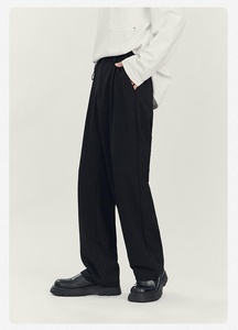 Pantalones Chinos Casuales para Hombre, Corte Holgado, Tejido Sólido, Pierna Recta, para Primavera/Verano - Product Image 2
