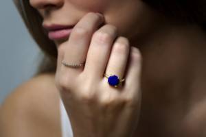 New Wholesale 100% Pure Solid 925 Sterling Silver Natural Blue <b>Lapis</b> <b>Lazuli</b> Gemstone <b>Ring</b> Fine Jewelry For Party Wedding & Wear - Product Image 3
