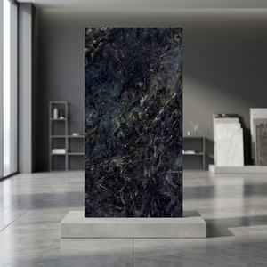 Azulejos de Porcelana Vitrificada Vistaar Forest Green, 800x1600mm, 10mm de Grosor, Aspecto Mármol, Antideslizantes, Acabado Brillante, para Piso y Pared - Product Image 1