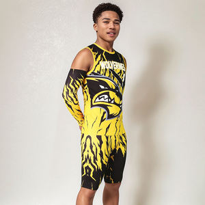 2026 Top Selling 7 on 7 Football Uniforms Deal Package <b>Compression</b> Shirt and Short Sets with Backpack - Product Image 3