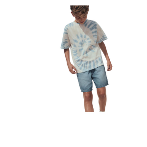 T-shirt à manches courtes tie-dye pour homme, coupe classique, col rond, jersey décontracté en coton - Product Image 1