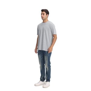 SpandexNylon Hip Hop Solid T Shirt <b>Men</b> <b>Half</b> <b>Sleeve</b> Tee 170GSM Wool Base Layer Quick Dry Anti-Odor Travel Hiking for Size - Product Image 4