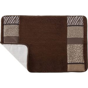Tappetino da Bagno Classico di Lusso con Stampa Leopardo, Ghepardo e Zebra, Design Contemporaneo con Animali, Tappeto Doccia Elegante e Unico per Bagni di Lusso - Product Image 4