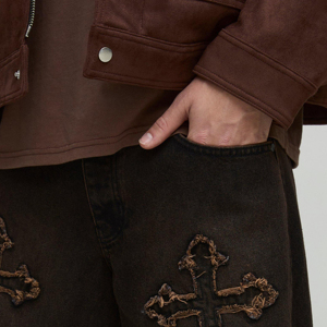 Pantalon en jean droit pour homme, style tendance, nouvelle collection hiver, décontracté, respirant, séchage rapide, léger, haute qualité - Product Image 6