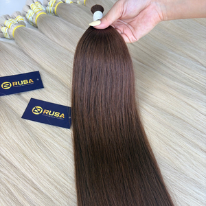 ผมต่อ RUSA HAIR แบบเป็นมัด น้ำหนัก 100 กรัม ผมแท้เวียดนาม เกรดเวอร์จิ้น ซุปเปอร์ดับเบิ้ลดรอน ไม่มีส่วนผสมของเส้นใยสังเคราะห์ สีบลอนด์ - Product Image 2