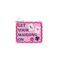 Dompet koin Mahjong berbahan manik-manik buatan tangan, dihiasi manik biji berkualitas tahan lama, produk terbaru dompet koin Mahjong.