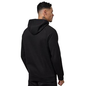 Sudadera con Capucha Negra para Hombre, Informal, de Forro Polar, Manga Larga, Ropa Deportiva, Ropa de Gimnasio, Moda de Invierno - Product Image 2