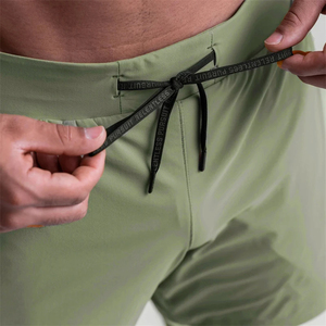 Shorts de sport personnalisés avec logo, pour la course à pied, la salle de sport, l'entraînement, la remise en forme, les sports athlétiques, en polyester, pour hommes, décontractés, respirants - Product Image 6