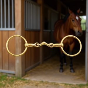 TM STARTECH Brida de Anillo de Acero Inoxidable con Eslabón Francés Tipo Rombo, Tamaño 12.5, Equipo Ecuestre, Bridas para Montar a Caballo - Product Image 3