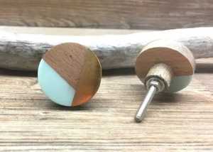 Poignée de porte en bois artisanale de luxe, design moderne, pour cuisine et chambre, poignée de meuble en résine, fabriquée à la main en Inde - Product Image 5