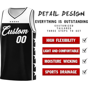 ชุดเสื้อบาสเก็ตบอลแบบกำหนดเอง ชื่อทีม เบอร์ โลโก้ วิทยาลัย มหาวิทยาลัย ชมรม กีฬา ชุดออกกำลังกาย ชุดฝึกซ้อม โพลีเอสเตอร์ 100% - Product Image 3