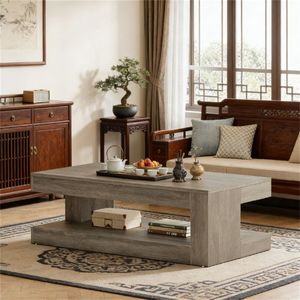 Storage Space <b>Coffee</b> <b>Table</b> <b>Dining</b> <b>Table</b> Cocktail <b>Table</b> with Practical Hidden Storage Features - Product Image 3