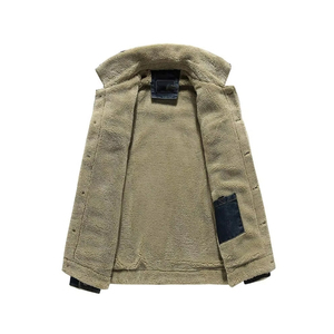 Chaqueta Vaquera de Invierno de Alta Calidad para Hombre, Transpirable, de Secado Rápido, con Logotipo Bordado Personalizado en la Parte Delantera, Color Personalizado, Estilo Largo - Product Image 2