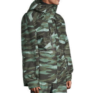 Veste coupe-vent unie pour homme, style streetwear hiver, avec poches, légère, en polyester/nylon, réversible, coupe-vent - Product Image 4