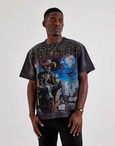 T-shirt décontracté pour homme en coton 100% anti-plis, imprimé sérigraphié 300 GSM, mode hiver - Product Image 3