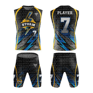 Kits d'uniformes de football américain 7 contre 7 pour équipes et clubs, avec impression par sublimation sur tissu, directement de l'usine OEM - Product Image 2