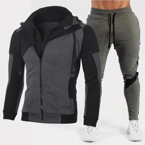 Survêtement de sport pour homme de haute qualité, personnalisé, en molleton d'hiver 100% coton, grande taille, jogging, vente en gros, ensemble pantalon deux pièces, sur mesure - Product Image 5