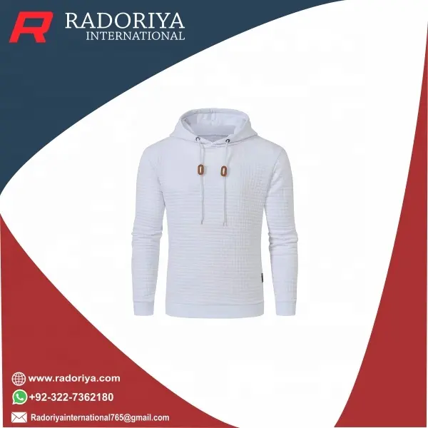 Wholesale High Quality Custom printed 100%cotton long sleeve Hoodies for men