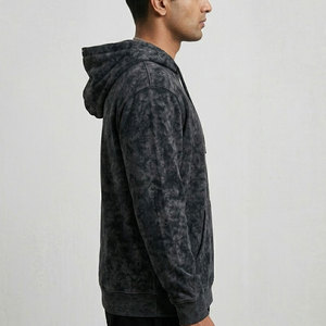 Sweat-shirts à capuche oversize pour hommes, effet délavé, haute qualité, style streetwear - Product Image 6
