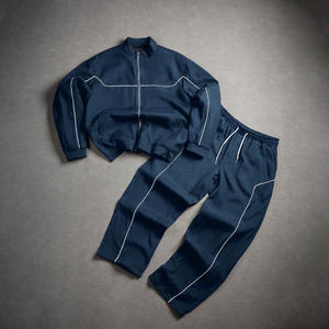 Conjunto de chándal cortavientos liso para personalizar, pedidos al por mayor - Product Image 6