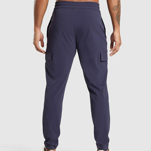 Top Trending Wholesale Custom Logo Men's <b>Stretch</b> <b>Cargo</b> Pants Drawstring Elastic Waist Side Pockets Casual Joggers At Low Price - Product Image 2
