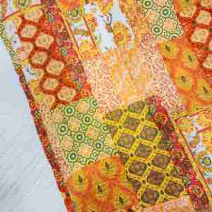 Tendance 100% coton canard multicolore traditionnel Aari brodé à la main Quandong jardin couvre-lit Table couvre toutes saisons - Product Image 4