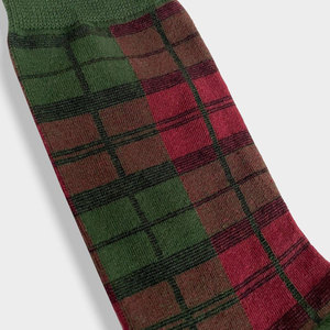 Wallace Red Green Tartan Pattern Traditional Scottish <b>Socks</b> for Kilts Highland Outfit Top Selling 2026 - Product Image 2