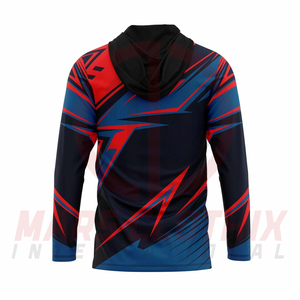 Sudaderas de pesca a la moda para hombre, ropa deportiva, con logo personalizado impreso, sudaderas con capucha para pesca al aire libre. - Product Image 2