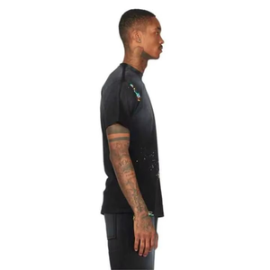 Nuevo Conjunto Deportivo Casual de Verano para Hombre, Camiseta y Pantalones Cortos de Punto Vintage, Dos Piezas, Logotipo Personalizado ODM - Product Image 3