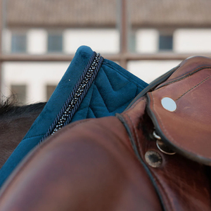 Tapis de selle d'équitation respirant, design personnalisé haut de gamme, tissu polyester, style western, prix raisonnable. - Product Image 6