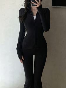 Chaqueta Deportiva Ligera para Mujer, Transpirable, Elástica, para Yoga, Entrenamiento, Running, Fitness, Ropa Deportiva Ajustada - Product Image 4