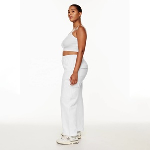Pantalon cargo décontracté d'hiver pour femme, style streetwear, tie-dye, en tissu polyester/coton, respirant, pour le yoga et la détente - Product Image 6
