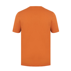 Camiseta de algodón 100% con cuello en V, de alta calidad, informal, tejida, de manga corta, de color sólido, transpirable y cómoda. - Product Image 6