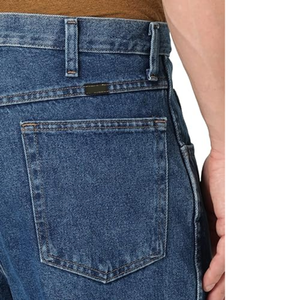 Pantalones Vaqueros de Mezclilla para Hombre, Corte Recto Personalizado, 100% Algodón, Jeans Casuales, Cintura Media Clásica, Ropa Urbana - Product Image 5
