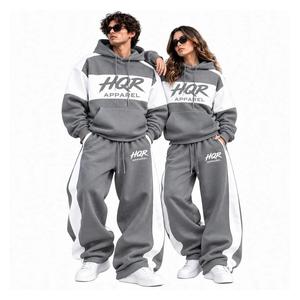 High Quality Unisex Heavyweight 100% Cotton Casual Sportswear Tracksuit Full-Length <b>Hoodie</b> Custom Logo Acid Wash Finish Winter - Product Image 2