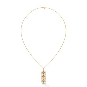 Collar con Colgante de Diamante Cultivado en Laboratorio con Corte Esmeralda en Oro Atemporal, Joyería Fina para Mujer, Opción de Regalo Premium - Product Image 3