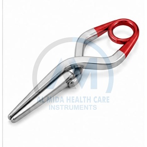 Al Mida Surgical <b>Instrument</b> Manual CE ISO13485 Certified Class II Stainless Steel Red Handle Vascular Surgery Ergonomic 1 Year - Product Image 5