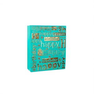 Sacchetto Regalo Ilan 18x24x8cm Design Buon Compleanno per Feste - Product Image 2