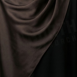 Hiyab de poliéster de color sólido para mujer, tela jersey, agradable al tacto, para uso diario, pañuelo étnico de Oriente Medio. - Product Image 5