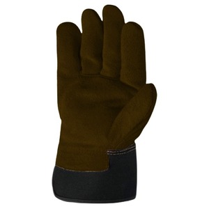 Gants chauds d'hiver en coton rouge, isolés thermiquement, unisexes, à enfiler, pour l'extérieur - Product Image 4