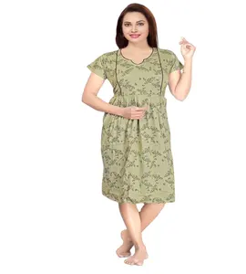 Latest Cotton Indian Print Different Nighty Designs for Women