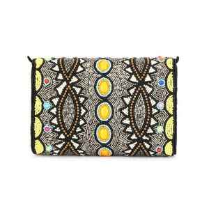 Bolsos de Mano Artesanales de Lujo de la India, Forma de Baguette, Hechos a Mano, con Cuentas de Vidrio Multicolores, Bolsos de Mano Casuales y Duraderos, Bolsos Promocionales - Product Image 4