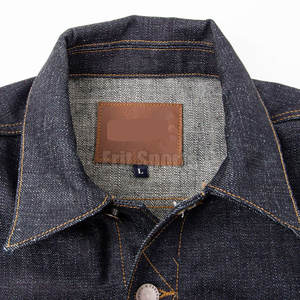 Services OEM, veste en jean pour homme de haute qualité, design personnalisé, hiver, col montant, logo sur le devant, respirante, écologique - Product Image 5