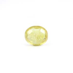 3 Carat Oval Cut Yellow Sapphire Loose Gemstone 10x12mm for Fine Jewelry - Product Image 2