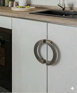 Poignée de meuble en alliage de zinc en forme de C, très vendue, pour armoires de chambre et de salle de bain, commodes – Matériaux de quincaillerie modernes - Product Image 5