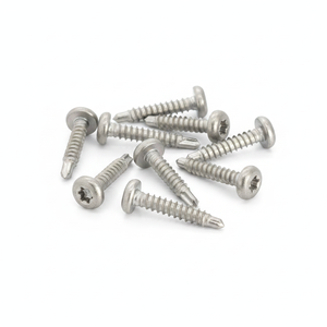 PDC Pan Head Stainless Steel (304/316/410) Self-Drilling <b>Screws</b> Class 8 Grade Natural Finish Metric Inch Phillips Drive Deep - Product Image 1