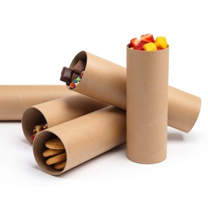 Kraft Paper Brown Cardboard Paper Tubes Use for Express <b>Packaging</b> Paper Tube <b>Textile</b> Roll Core VINAGREEN PACK - Product Image 5