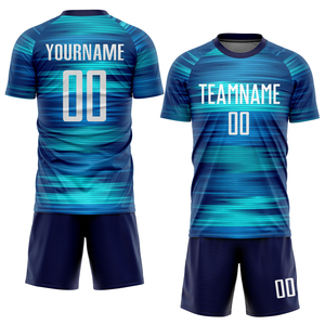 Uniforme Deportivo de Manga Corta Azul Claro, Camiseta de Fútbol Personalizada, Ropa Deportiva con Estampado, Ropa de Fútbol, Camiseta de Fútbol - Product Image 5