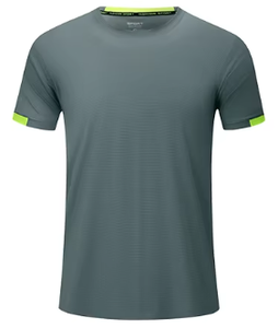 Chemise habillée décontractée unie à manches courtes pour homme, col montant, anti-plis, été, fourniture ODM - Product Image 4